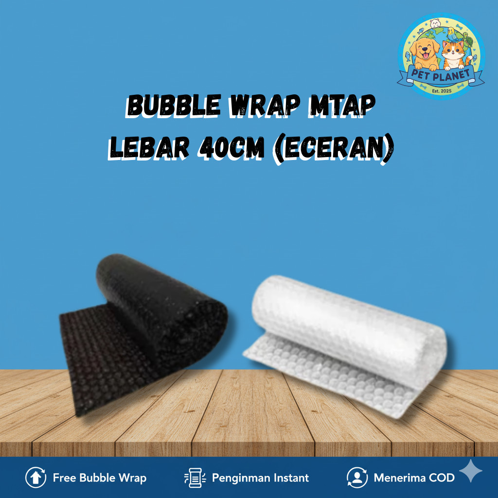 

SATUAN Bubble Wrap MTAP Lebar 40cm x 50M