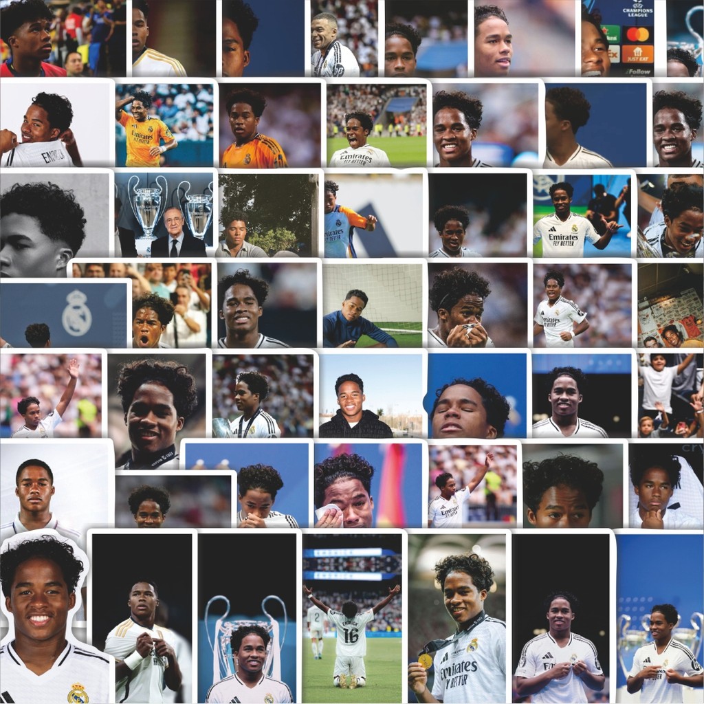 

Stiker Cutting Pack Stiker Sepak Bola RM Endrick V1 Isi 100Pcs Series Aesthetic Lucu Keren Untuk Koper Bahan Vynil