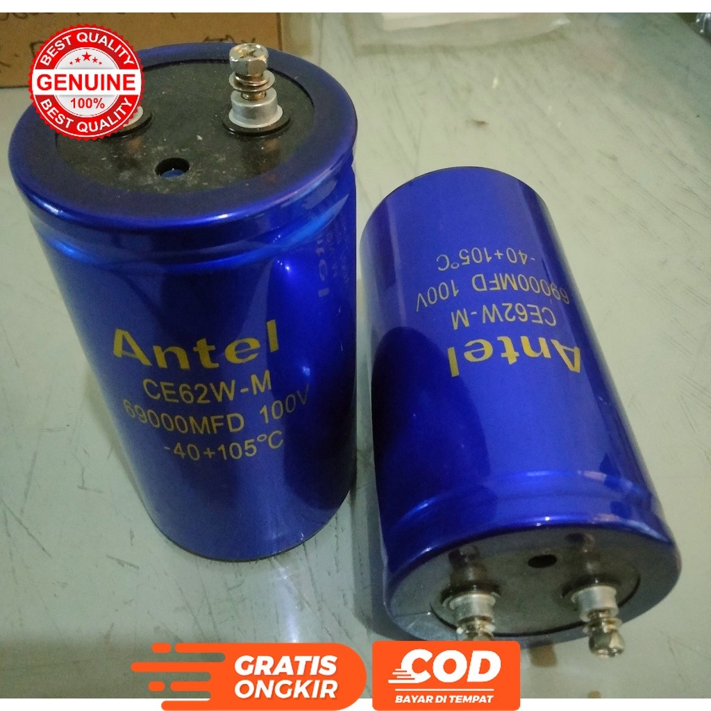 ELCO 69000 UF 100 V KAPASITOR ELKO 69000UF 100VOLT ANTEL