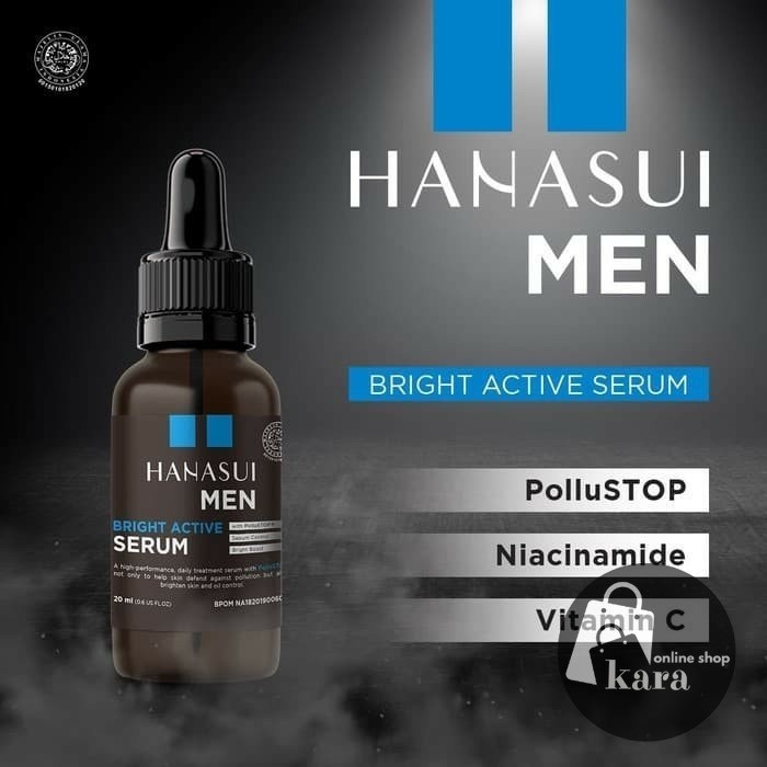 KARA - HANASUI MEN BRIGHT ACTIVE SERUM/ SERUM HANASUI COWOK/ SERUM COWOK/ SERUM MEN