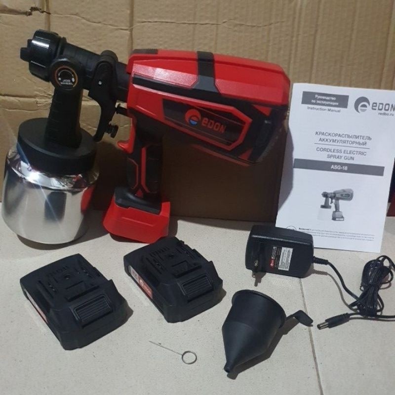 Spray Gun Baterai Multifungsi Semprot Cat Baterai Spray Gun Cordless Terbaik