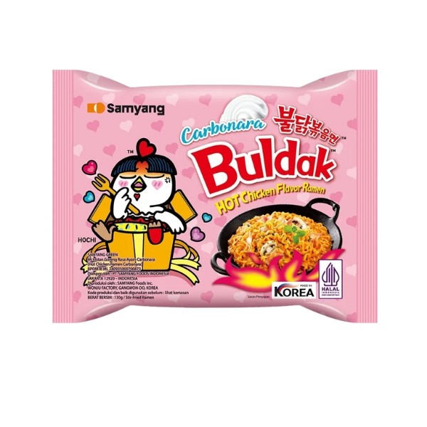 

SAMYANG HOT CHIKEN RAMEN CARBONARA PACK 130 GR