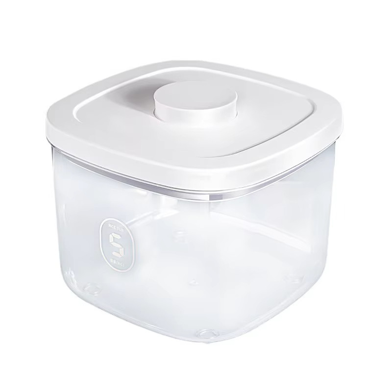 6L/12LSealed Rice Bucket Flour Storage Box Large Capacity Pet Grain Storage Bucket Cat Grain Bucket 