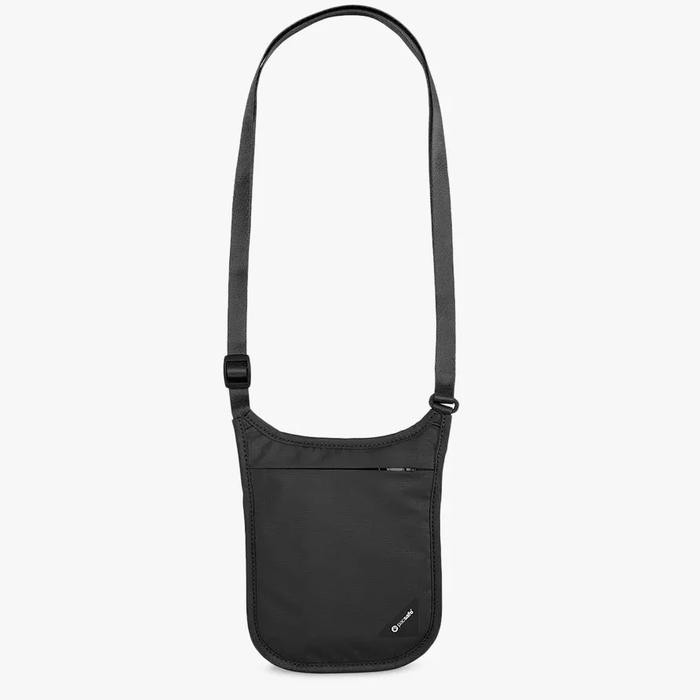 Pacsafe Coversafe V75 RFID Blocking Neck Pouch - Black