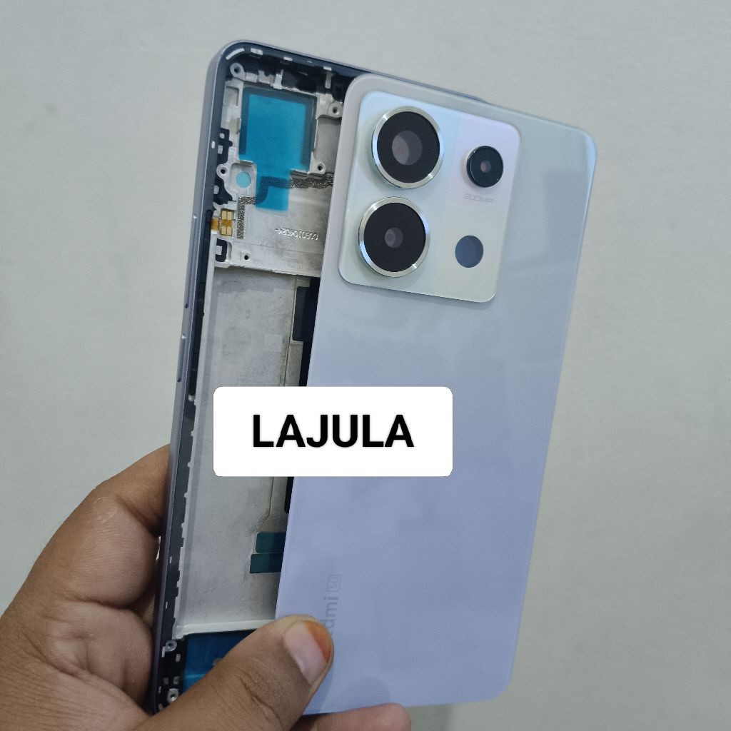 backcover kesing housing casing full set Xiaomi redmi note 13 pro 5g frame + backdoor + ring lensa k