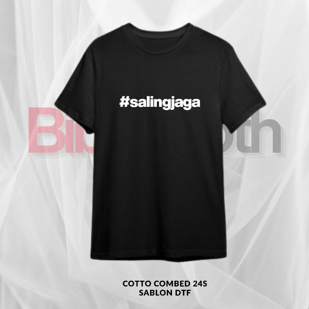 (COD) Kaos Sipil Jaga Sipil Saling Jaga Warga Bantu Warga Cotton Combed 24s Sablon DTF