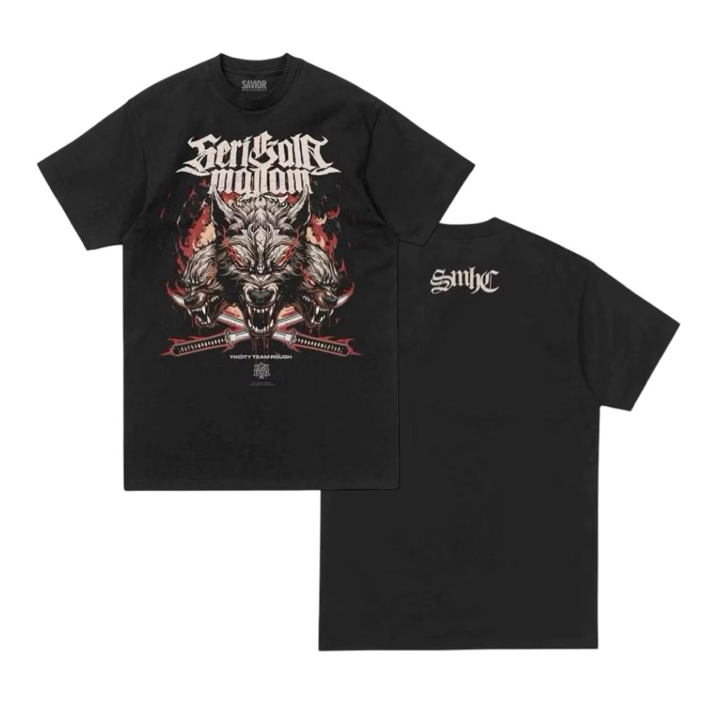 （COD） Tshirt Serigala Malam SMHC