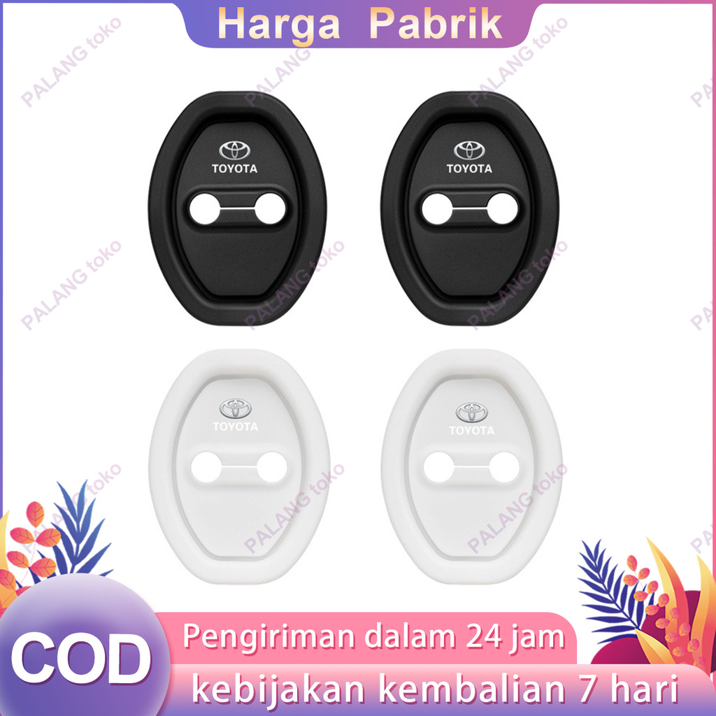 Cover Pelindung Kunci Pintu Mobil Bahan Karet Door Lock/ Pelindung Kait Pintu Mobil Bahan Silikon Ba