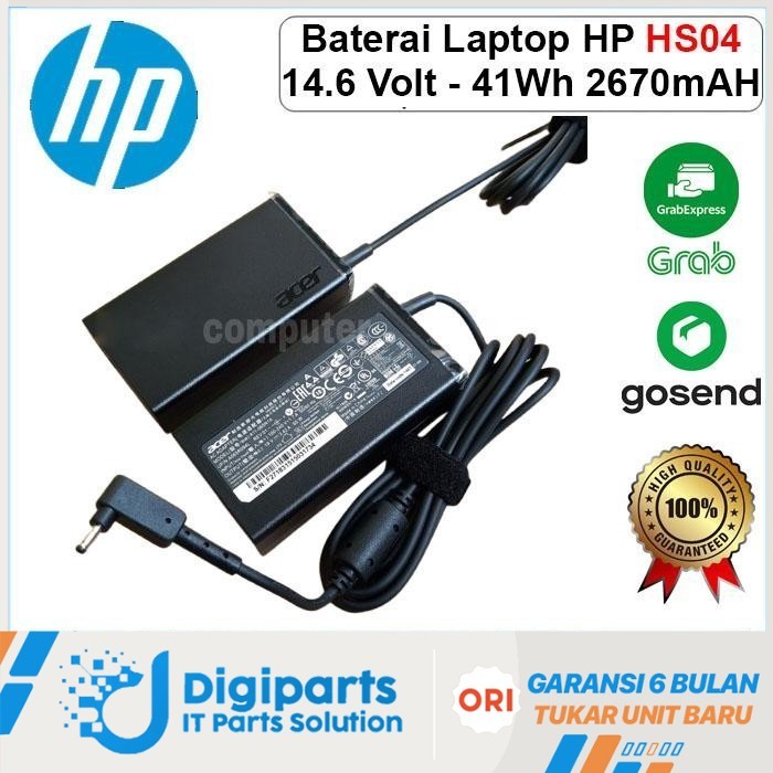 Charger Adaptor Cas Ori Acer Swift 3 SF314-54 SF314-52 19V~3.42A 65W