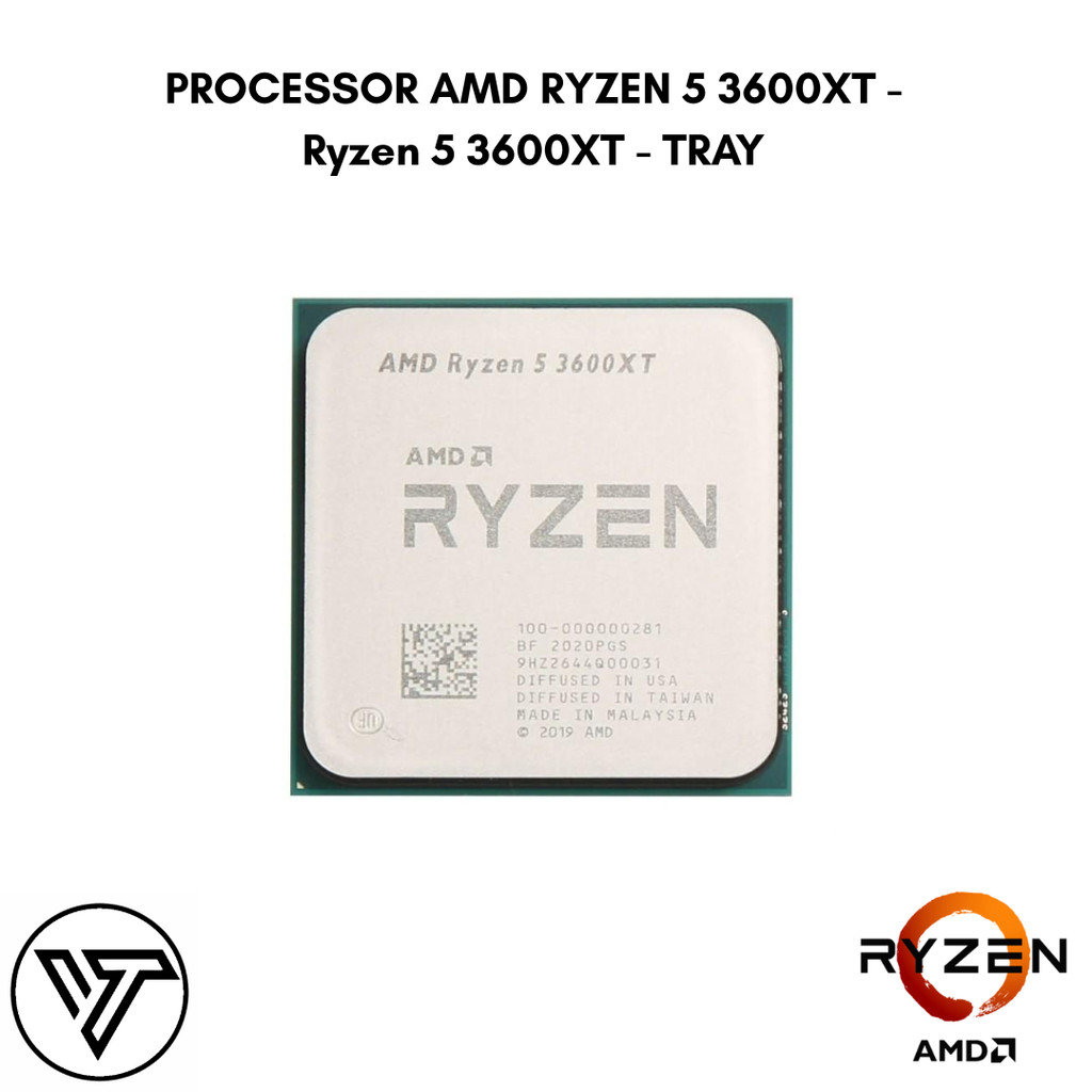PROCESSOR AMD RYZEN 5 3600XT - Ryzen 5 3600 XT - TRAY