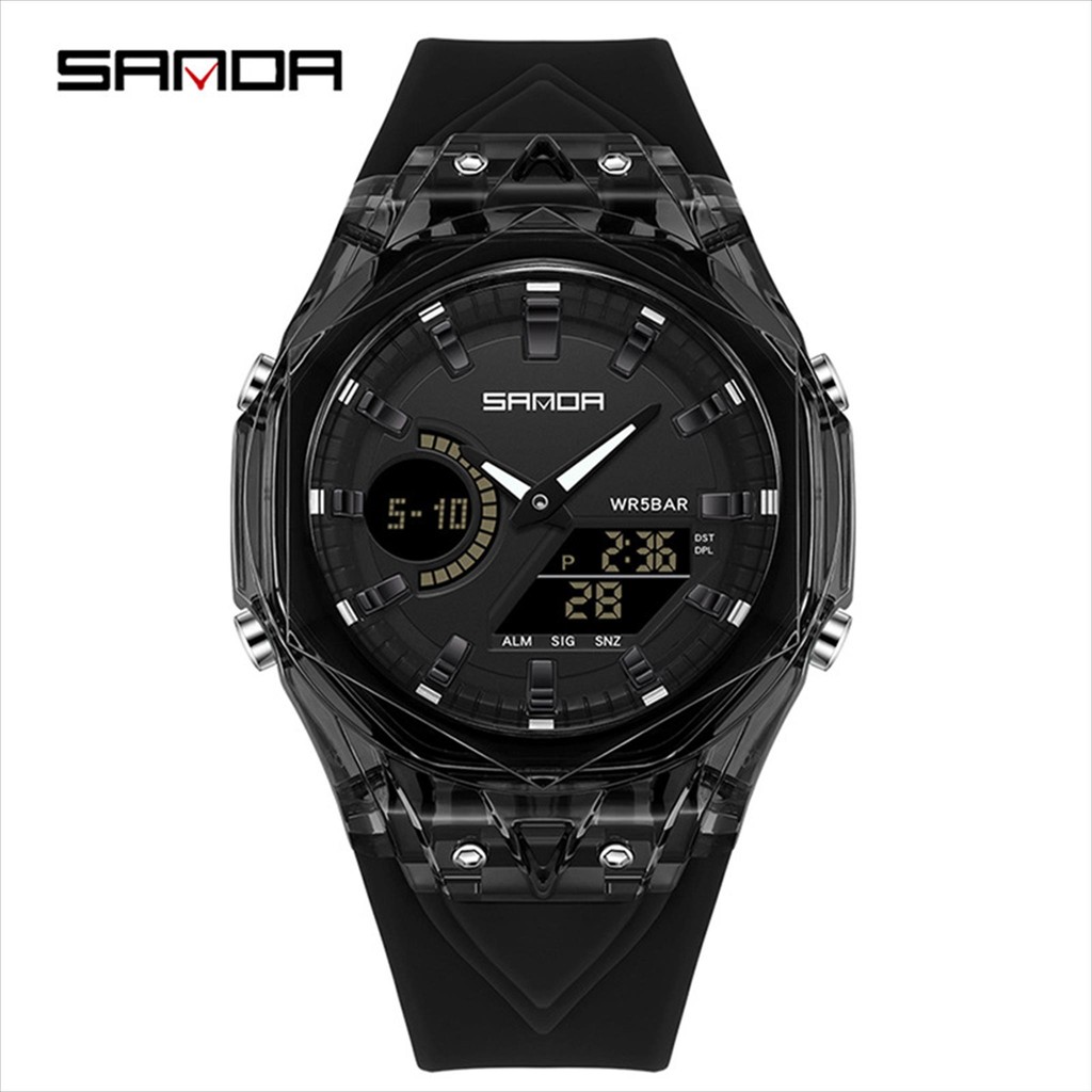 Jam Tangan SANDA 6283 Big Case Pria Sport Original