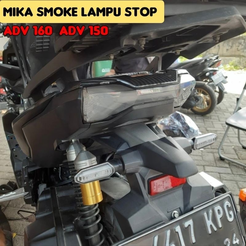 Mika lampu Stop Honda ADV 160 ADV 150 smoke Mika StopLamp Honda ADV 150