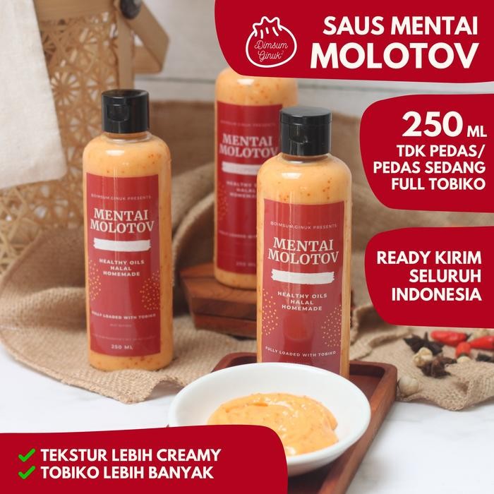 [Best Seller] Saus Mentai Molotov Ginuk - Tidak Pedas