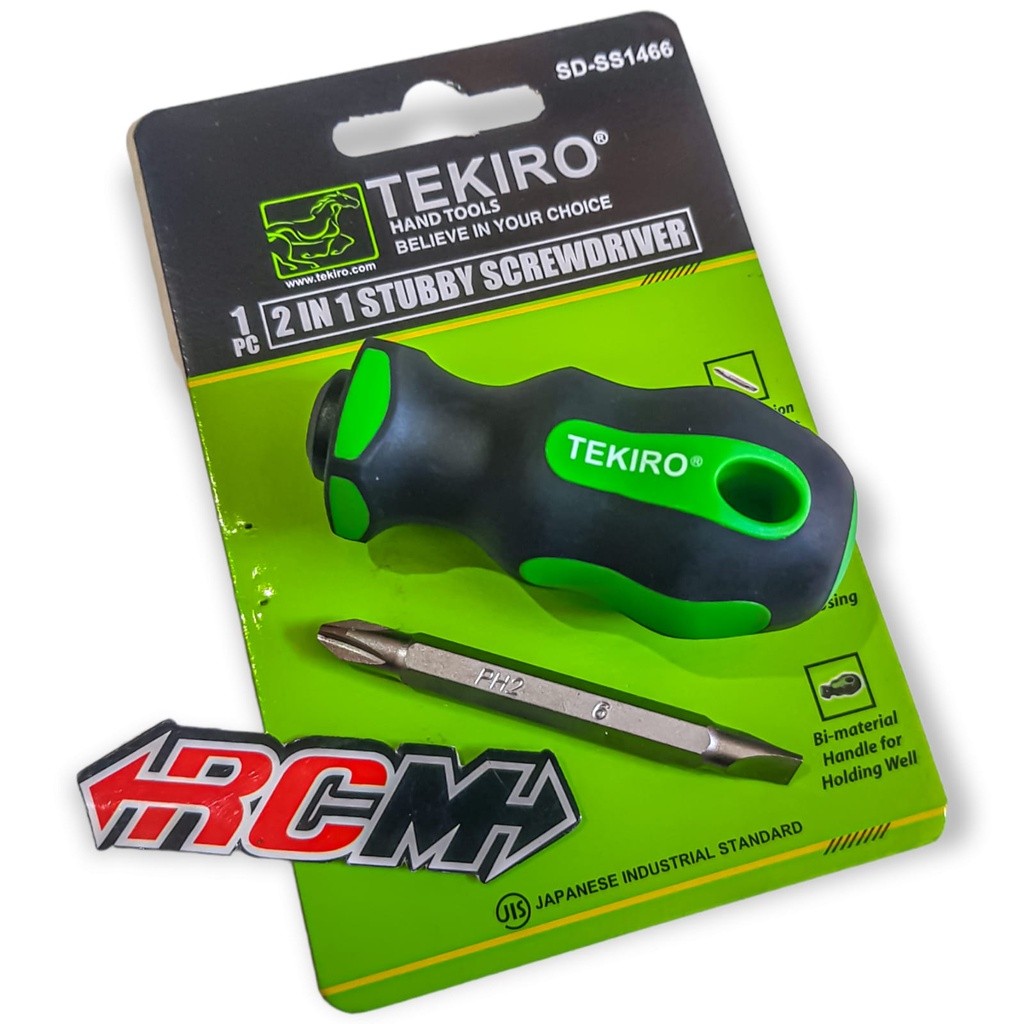 SD-SS1466 OBENG DREI DEREI BOLAK BALIK PLUS MINUS MIN STUBBY 2IN1 2 IN 1 CEBOL MINI KECIL TEKIRO ORI