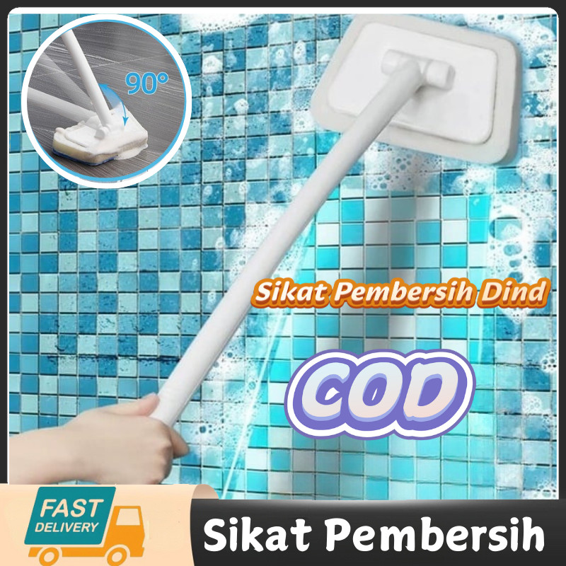 Pembersih Kamar Mandi Serbaguna Pembersih Lantai Kamar Mandi Sikat Kamar Mandi Gagang Panjang Sikat 