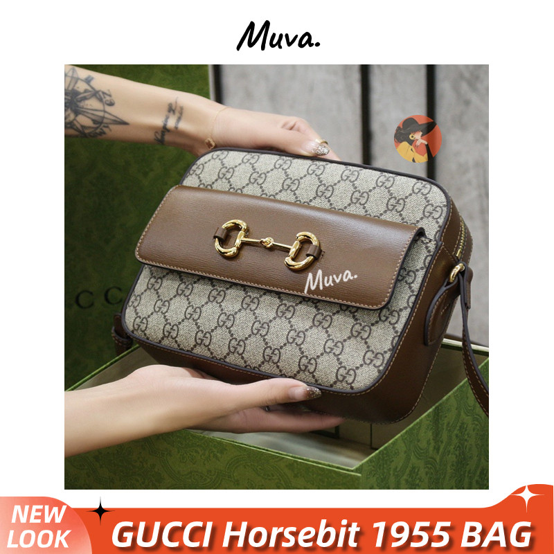 Gucci GG Horsebit 1955 tas bahu