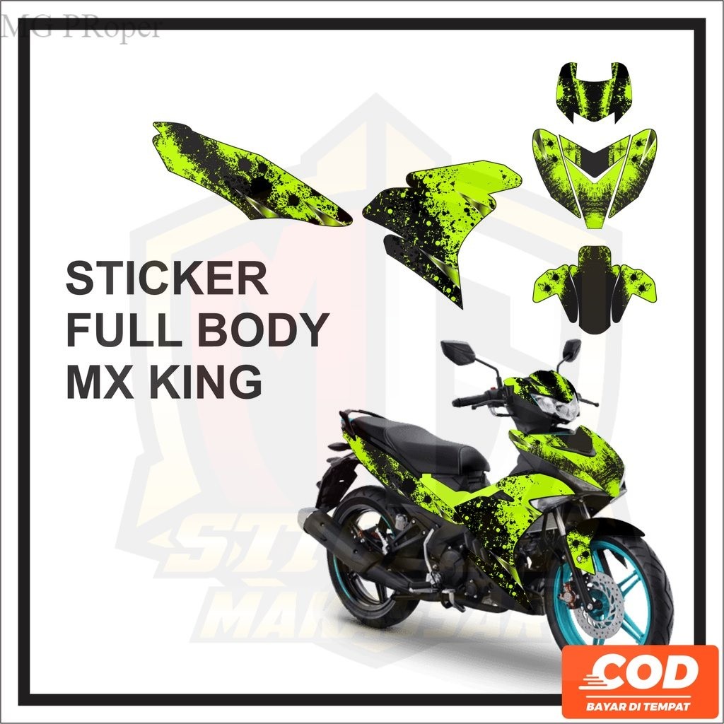 Striping Decal Stiker STRIPING STIKER MX KING 150    Setriping  Motor yamaha jupiter Mx King 150 Var