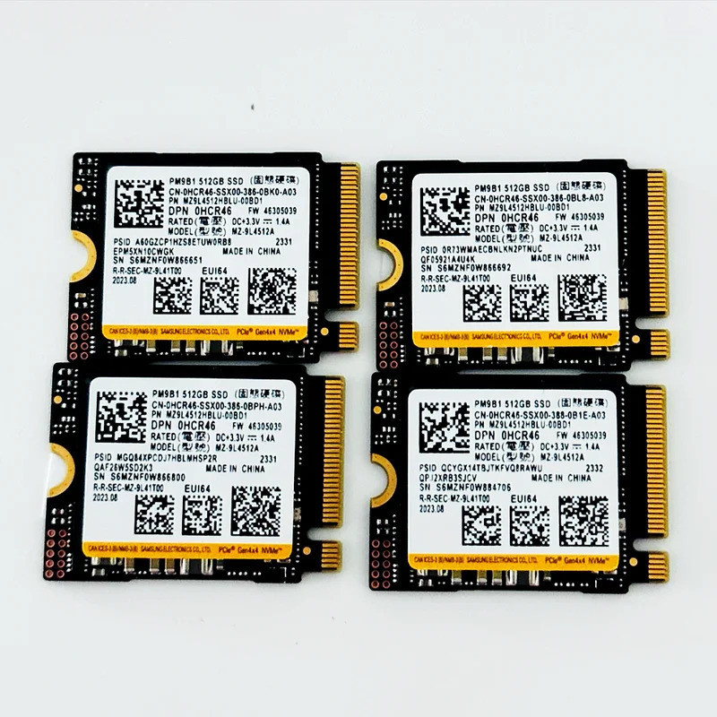 Original SSD FOR Samsung PM9B1 512GB 256GB 128G 2230 solid-state drive M.2 PCIe4.0NVMe laptop deskto
