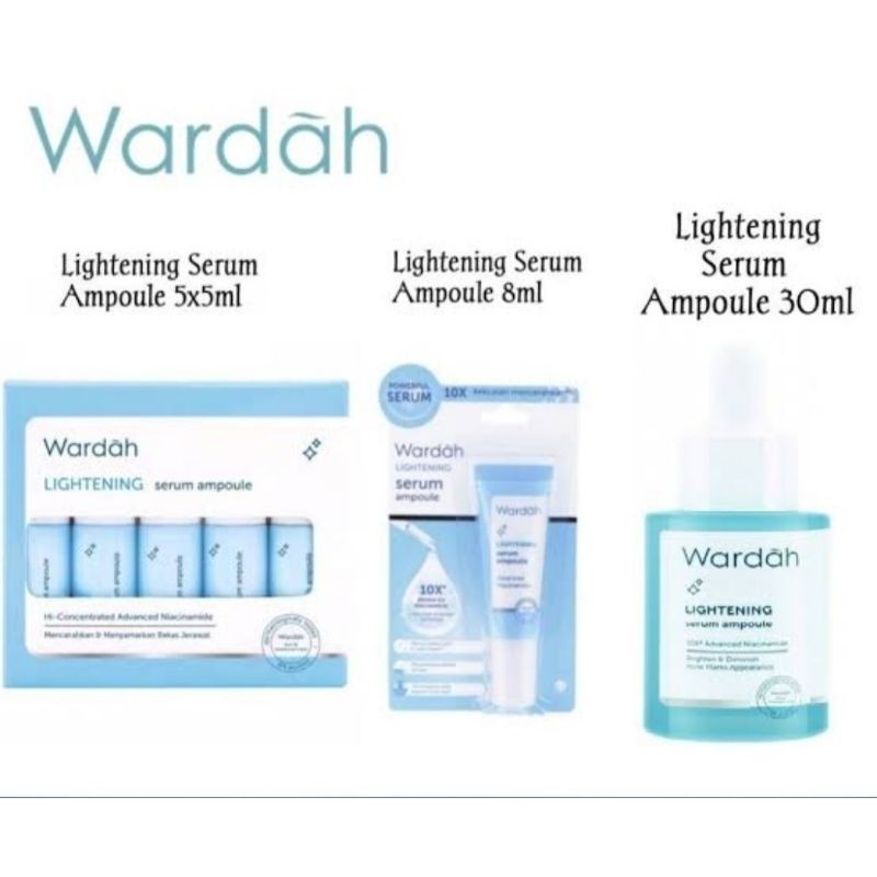 Wardah Lightening Serum Ampoule/serum wajah