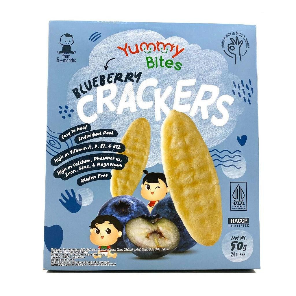 YUMMY BITES-YUMMY BITES FLAVOUR BLUEBERRY 50GR