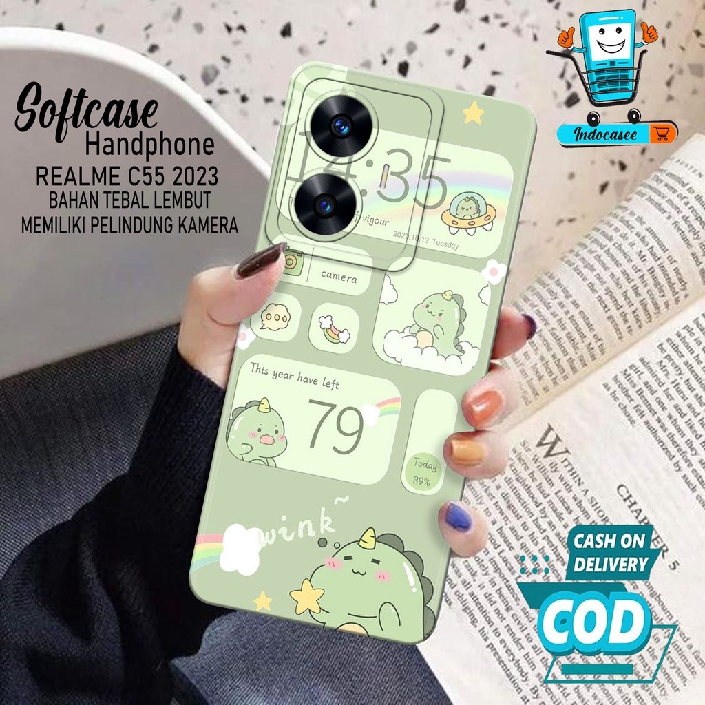 Case Hp Softcase Pro Camera Realme C55 2023 Terbaru - Softcase Realme C55 2023 - Kesing Hp Realme C5