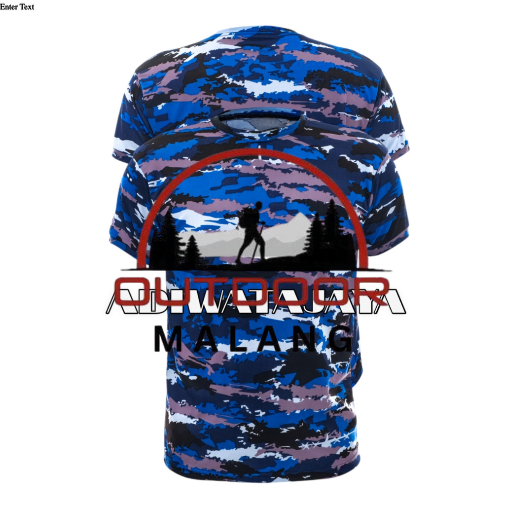 Kaos Loreng Dryfit TNI AU Baju Tentara Kaos Loreng Pria