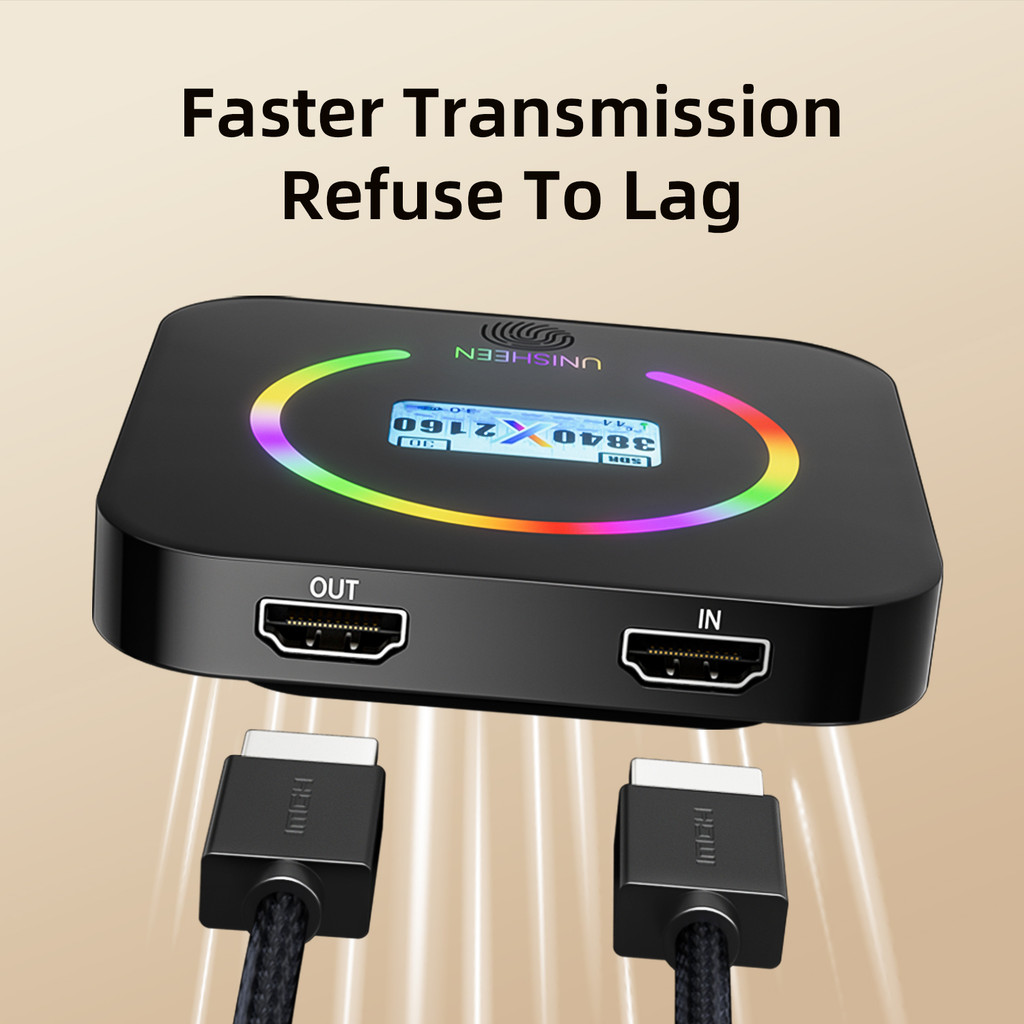 UNISHEEN 4K60 Game Streaming Equipment Live Broadcast 2160p OBS vMix Loopout PS5 Grabber Dongle VIDE