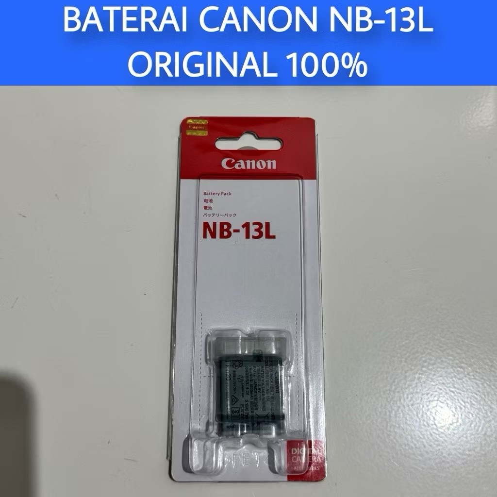 [OVVELA] BATERAI CANON NB-13L NB13L Original - Untuk Canon G7X Mark II / Mark III SX740