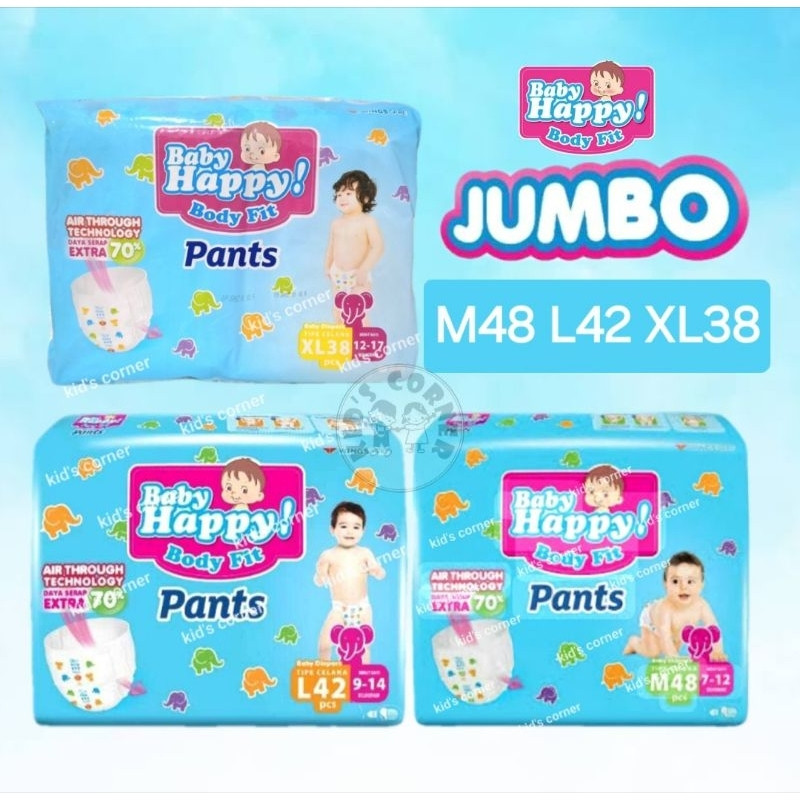 Baby Happy Pants Jumbo M48 L42