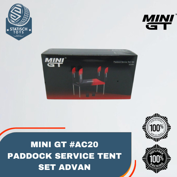 Mini GT Paddock Service Tent Set Advan No AC20