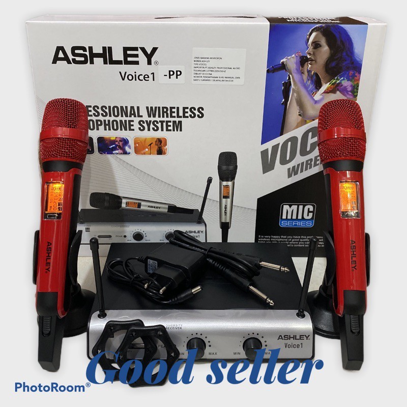 Mic Wireless Ashley Voice 1 UHF 50m Jarak