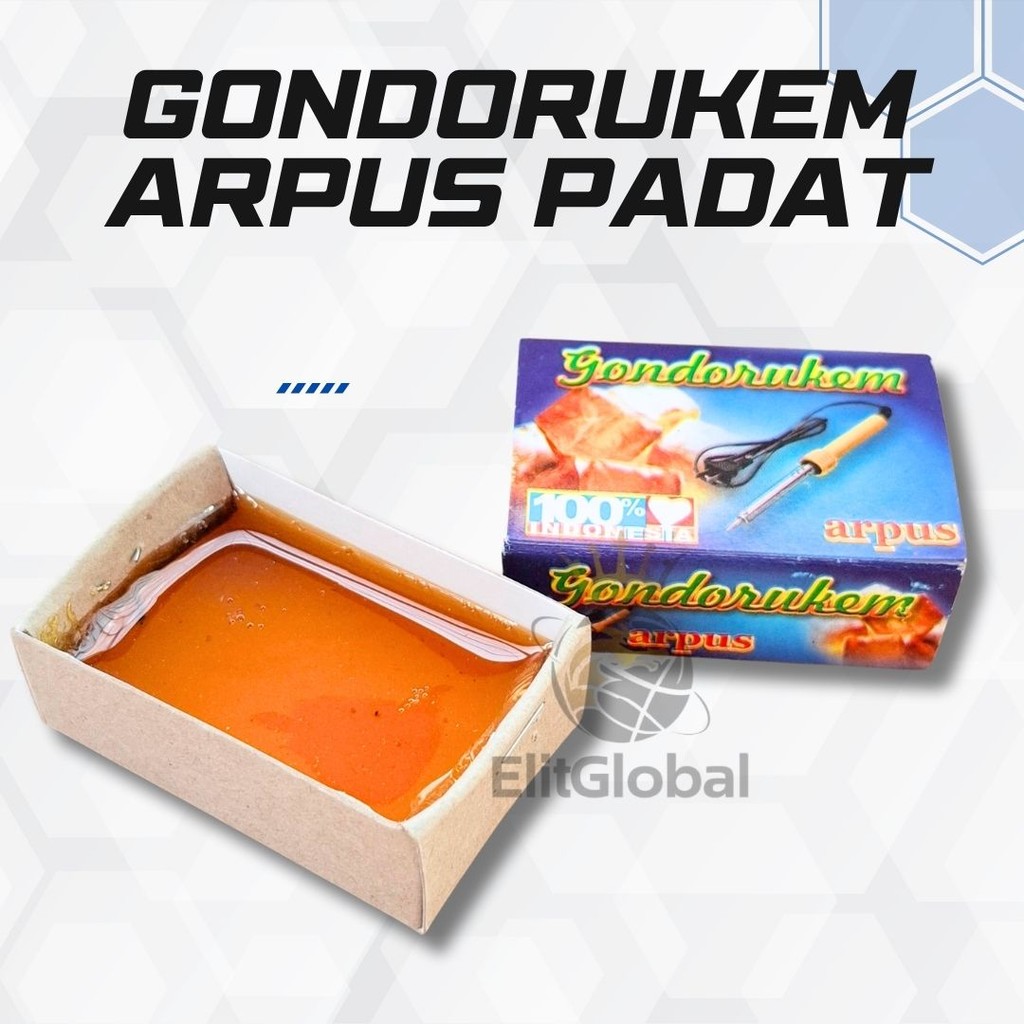 Gondorukem Arpus Padat | Siongkak Solder Pembersih Bekas Timah