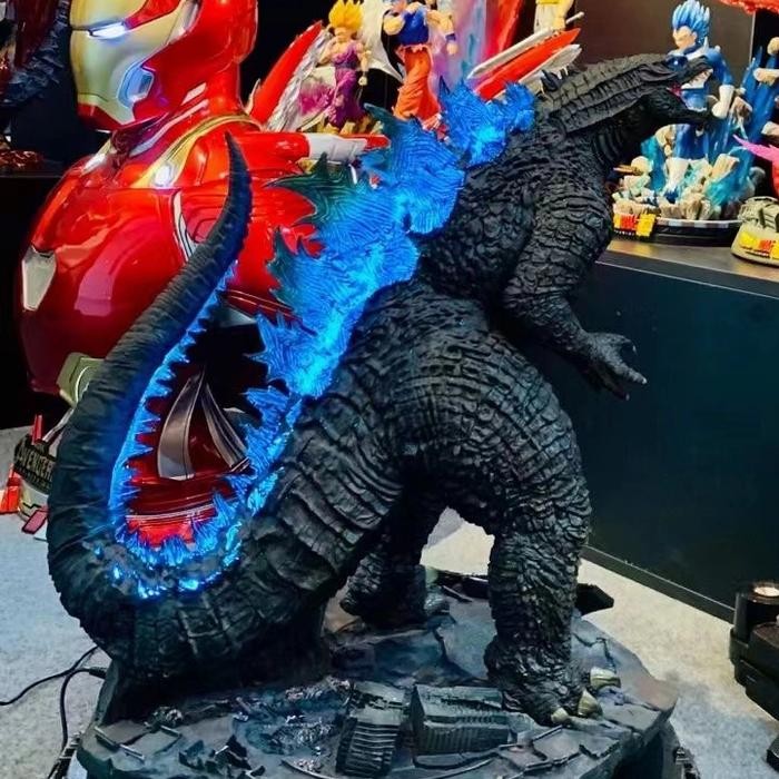 Action Figure Legendary King Monster Kaiju Godzilla Roar Resin Statue Figure