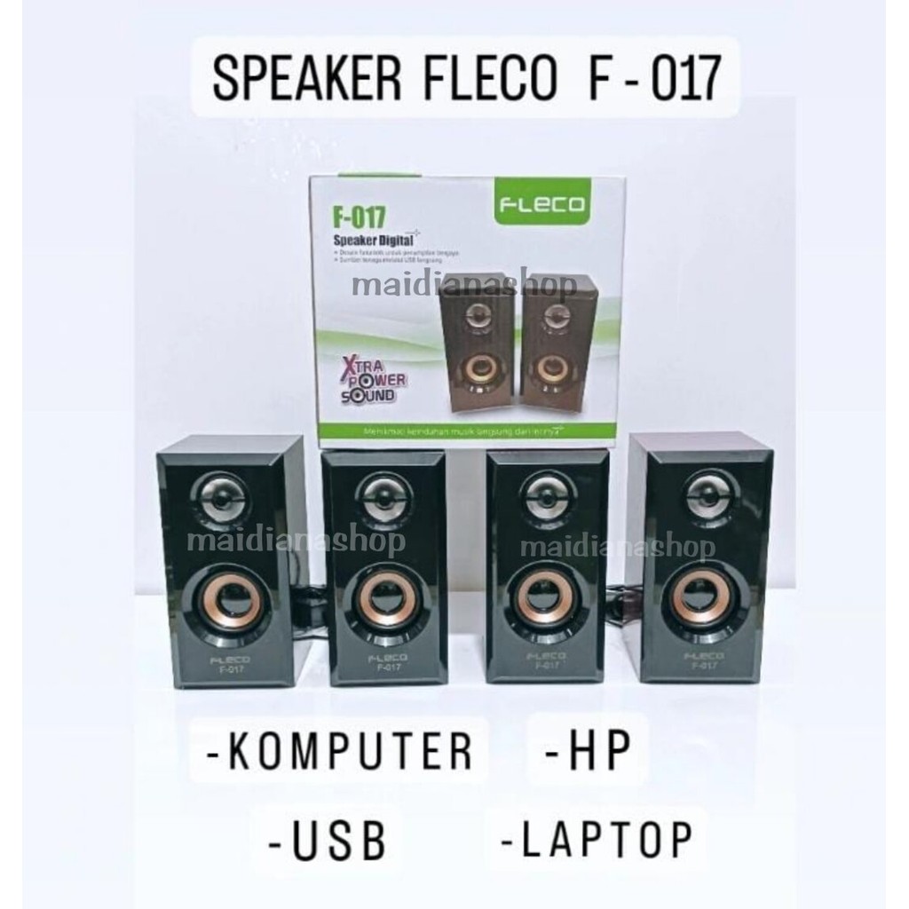 FLECO Speaker Aktif Fleco F-017 / Speker  komputer Xtra Power Sound