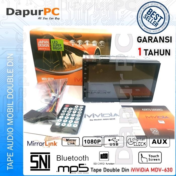 Head Unit Mirrorlink Termurah Tv mobil Double din DHD-8113 CVJA