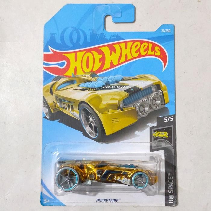 Hotwheels Hot Wheels RocketFire Rocket Fire gold 2018 HW Space base besi rare