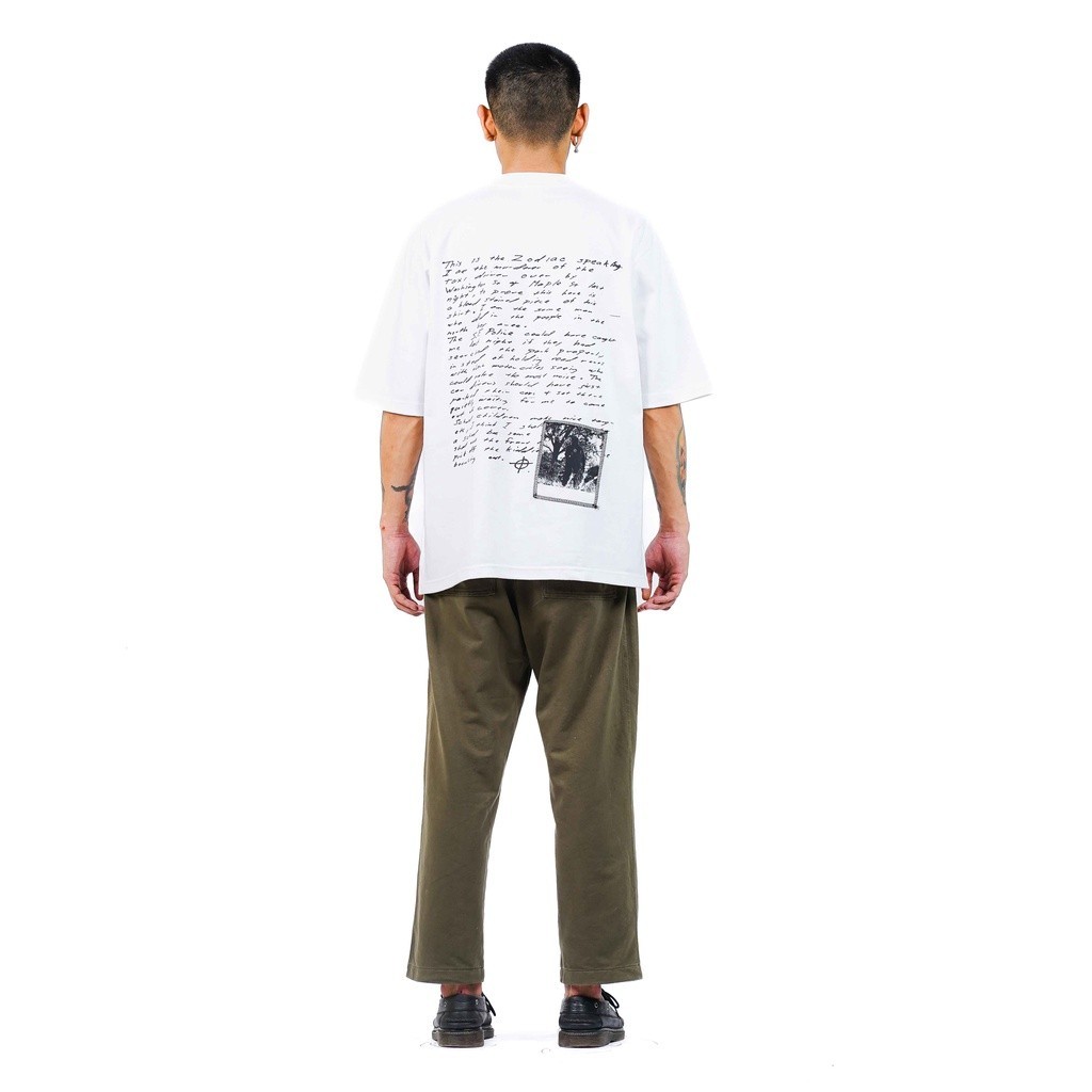 Abigail Clothing - '' LEIGH WHITE '' - Oversized Shortsleeve T-Shirt