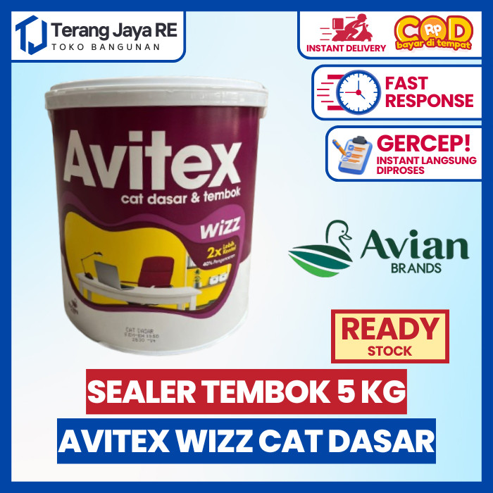Sealer Tembok / Cat Dasar Avitex WIZZ 5 KG
