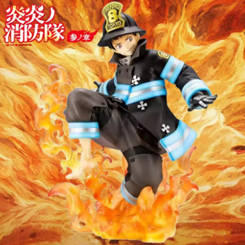 ARTFX J Fire Force Shinra Kusakabe Anime Figure - Collectible Tamaki Kotatsu Action Model Doll Toy