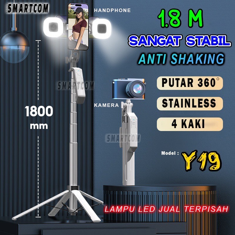 WSN - Tripod Tongsis Bluetooth Hand Stabilizer Hp Kamera