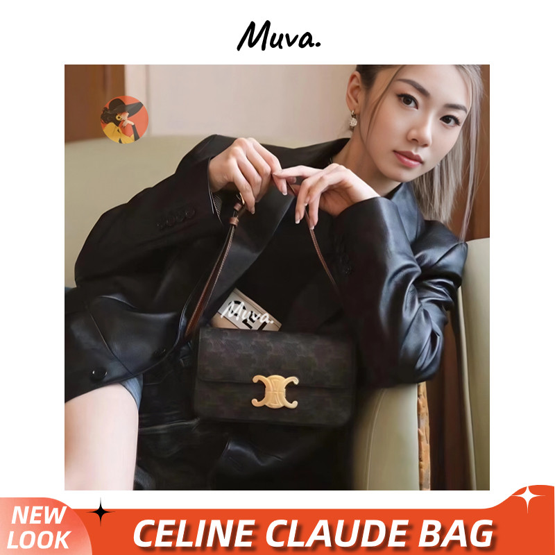 Tas wanita Celine TRIOMPHE CANVAS Women/Shoulder Bag