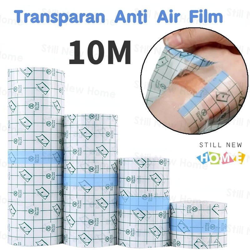 10M Plester Anti Air / Tranparent Film Dressing Roll / Anti Luka Plester / Pita Medis Anti Air / Tah