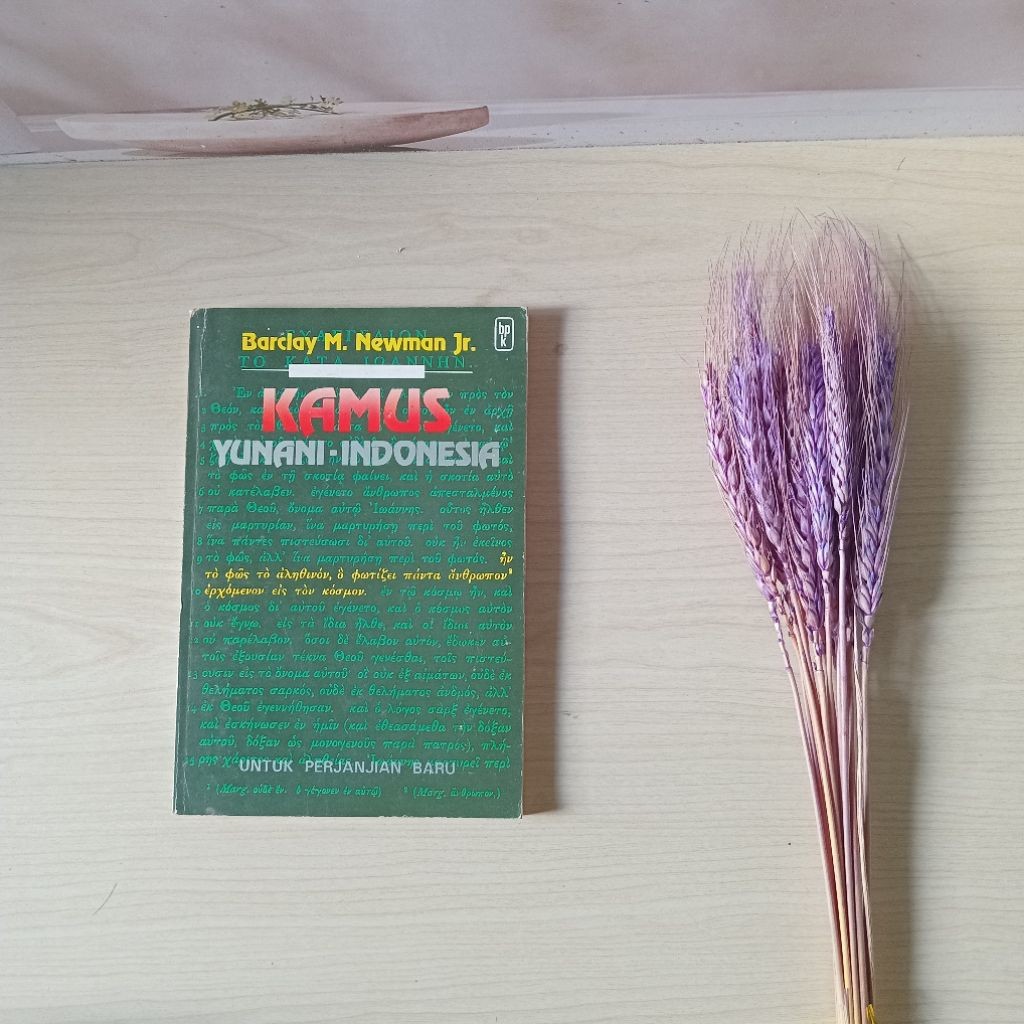 Kamus Yunani Indonesia untuk perjanjian baru - Barclay M Newman