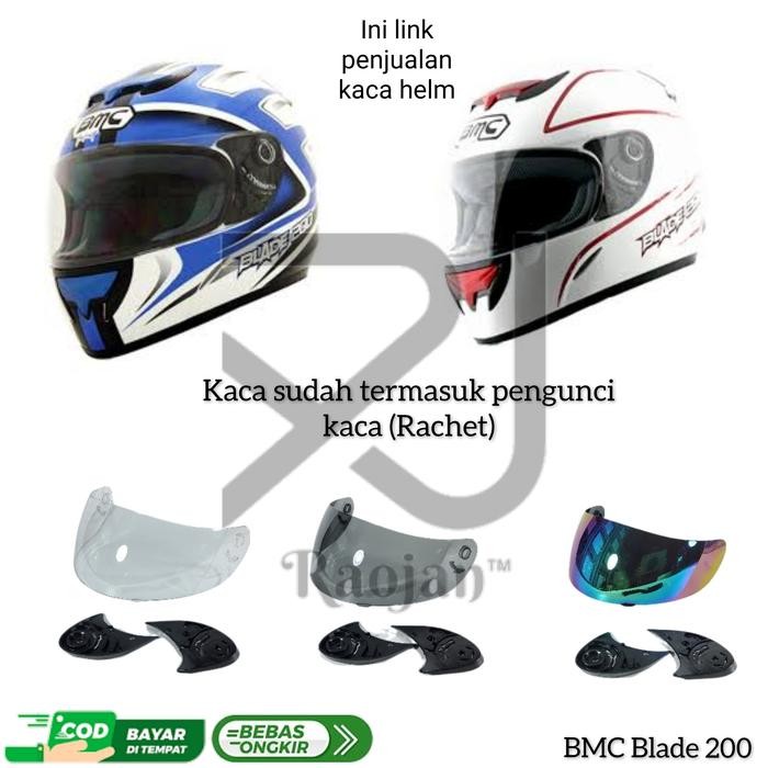 Kaca helm BMC Blade 200 Visor helm BMC Blade 200 Rachet