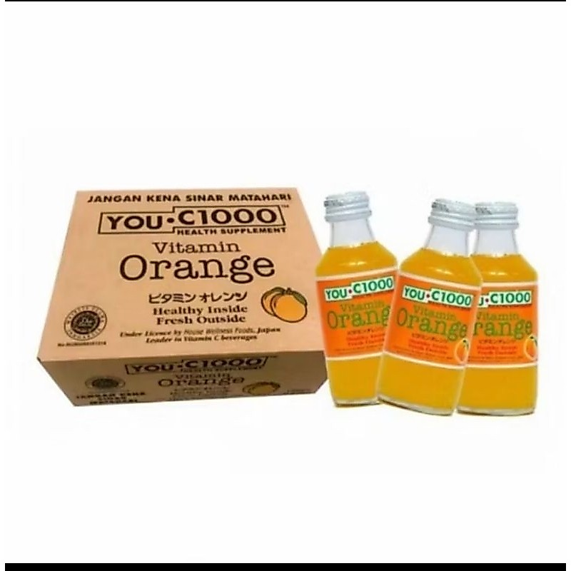 You C1000 Orange 1Dus Isi 30 Botol @140 ML