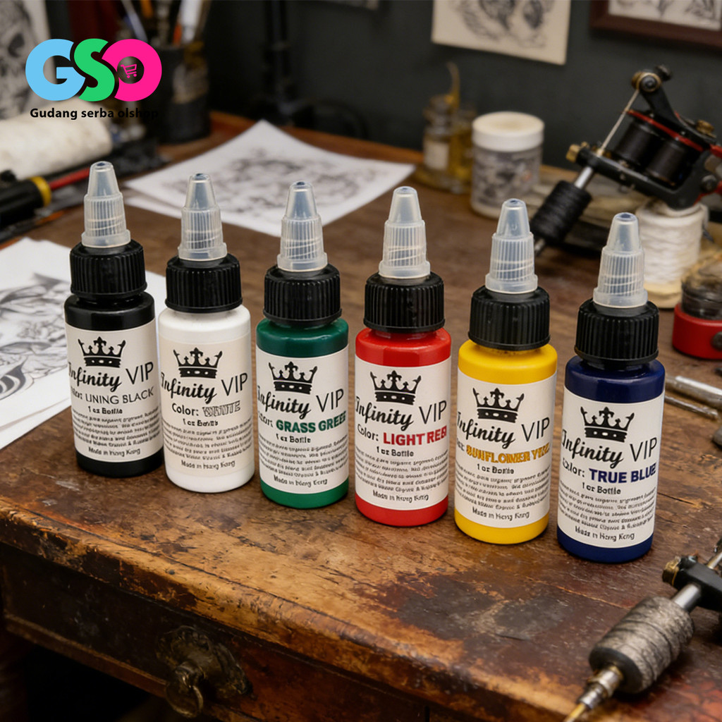 Tato Pigment 30ml Tinta Tatto/ Tinta Tato / Tinta Tattoo Ink/Tato Pigment