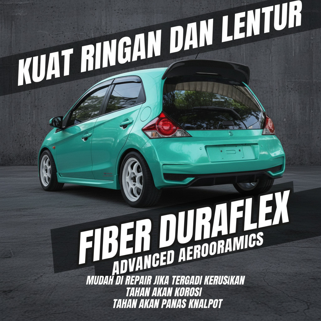 READY BODYKIT BRIO 2013-2016 BUMPER BRIO BEMPER BRIO MUGEN GK5