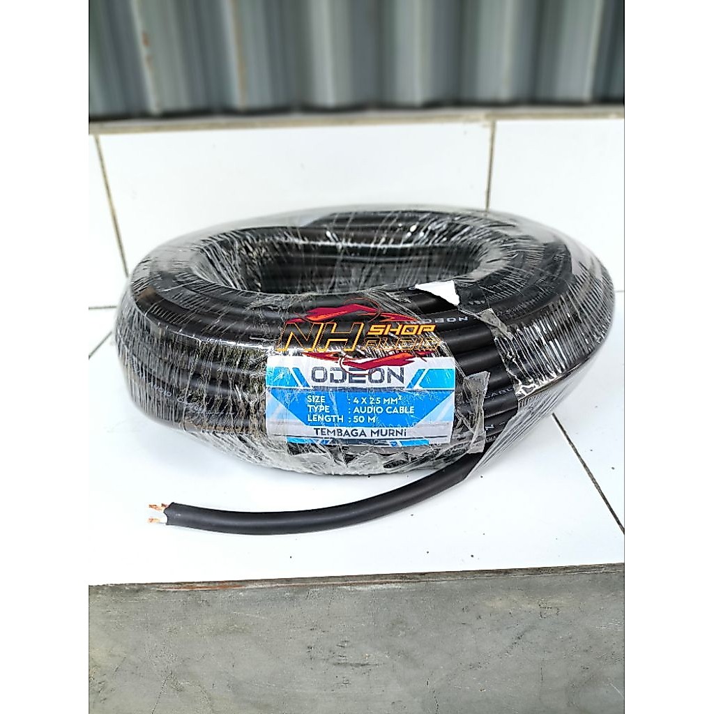 Kabel Speaker Audio ODEON 4X2,5mm 4x2,5 4 x 2,5 4x2,5mm 4x2.5 mm 4x2, 5 4x2,5 mm Roll 50 Meter 50 M 