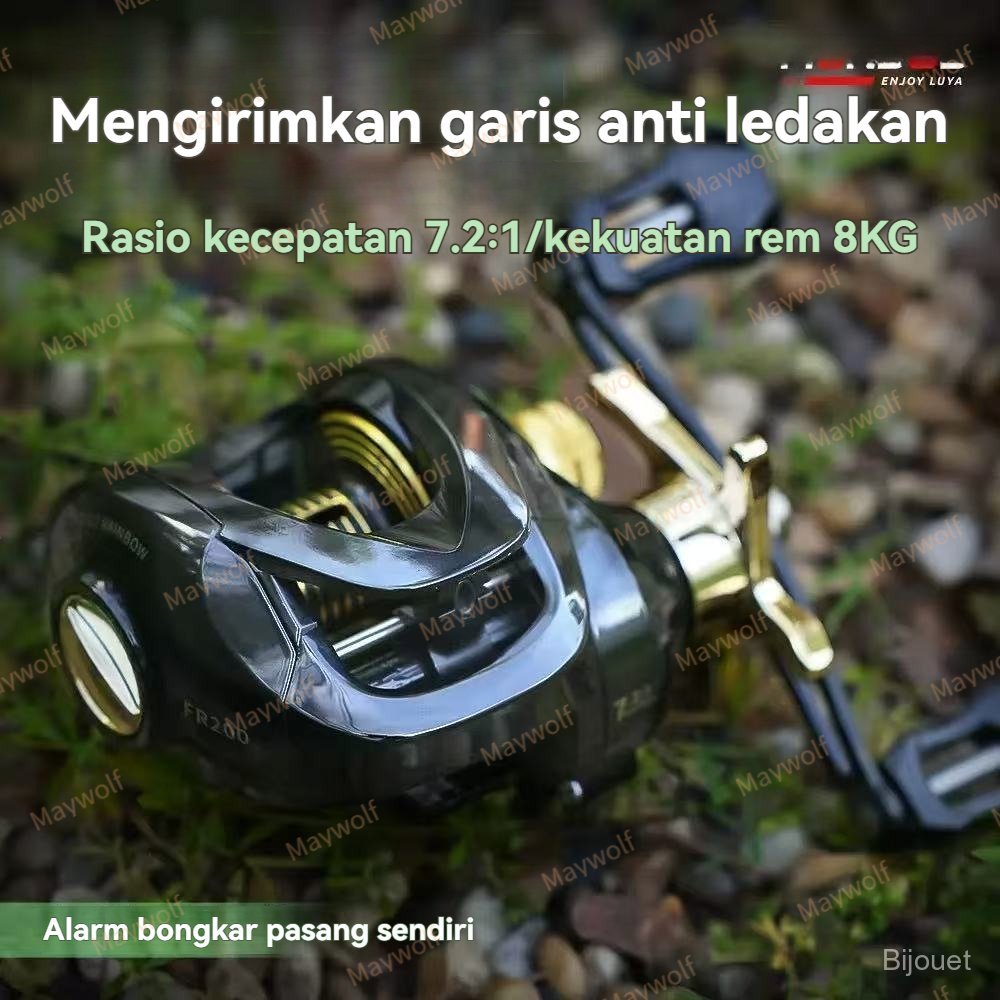 COD 4Reel BC Casting Reel 7.2:1 Reel Gulungan Pancing Casting Joran Pancing Reel pancing 7.2:1 Gear 