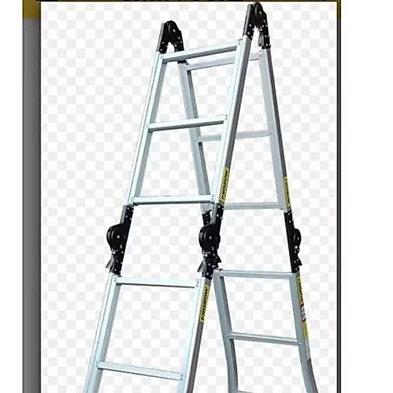 krisbow multipurpose ladder aluminium ladder 2.6/3.8/5.0/6.2 meter // tangga lipat multipurpose alum